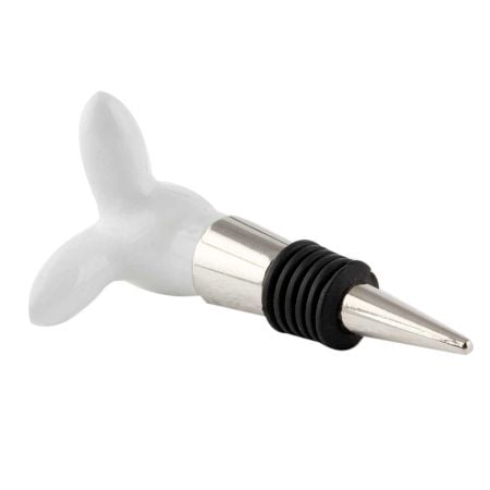 White Rabbit Face Ceramic Wine Bottle Stopper